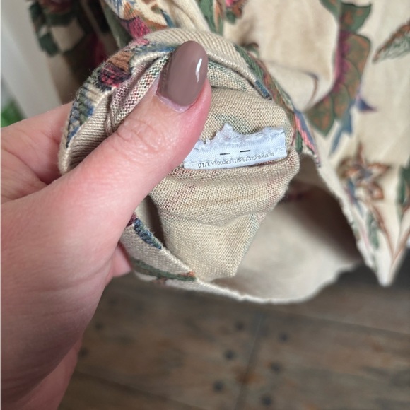 Lauren Ralph Lauren Multicolor Floral Long Sleeve Sweater Size Medium Cotton - Picture 5 of 5